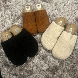 Stylish Women's Mules in Black, Brown, and Cream